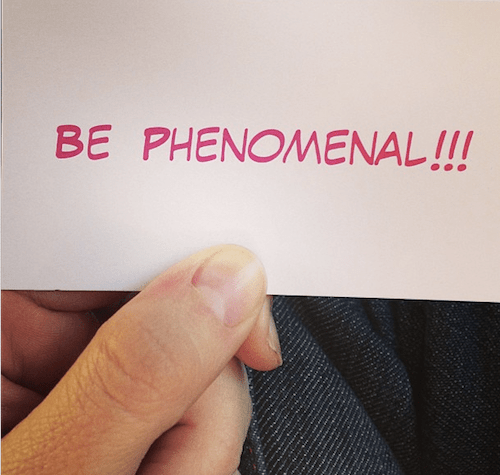 Be phenomenal 2